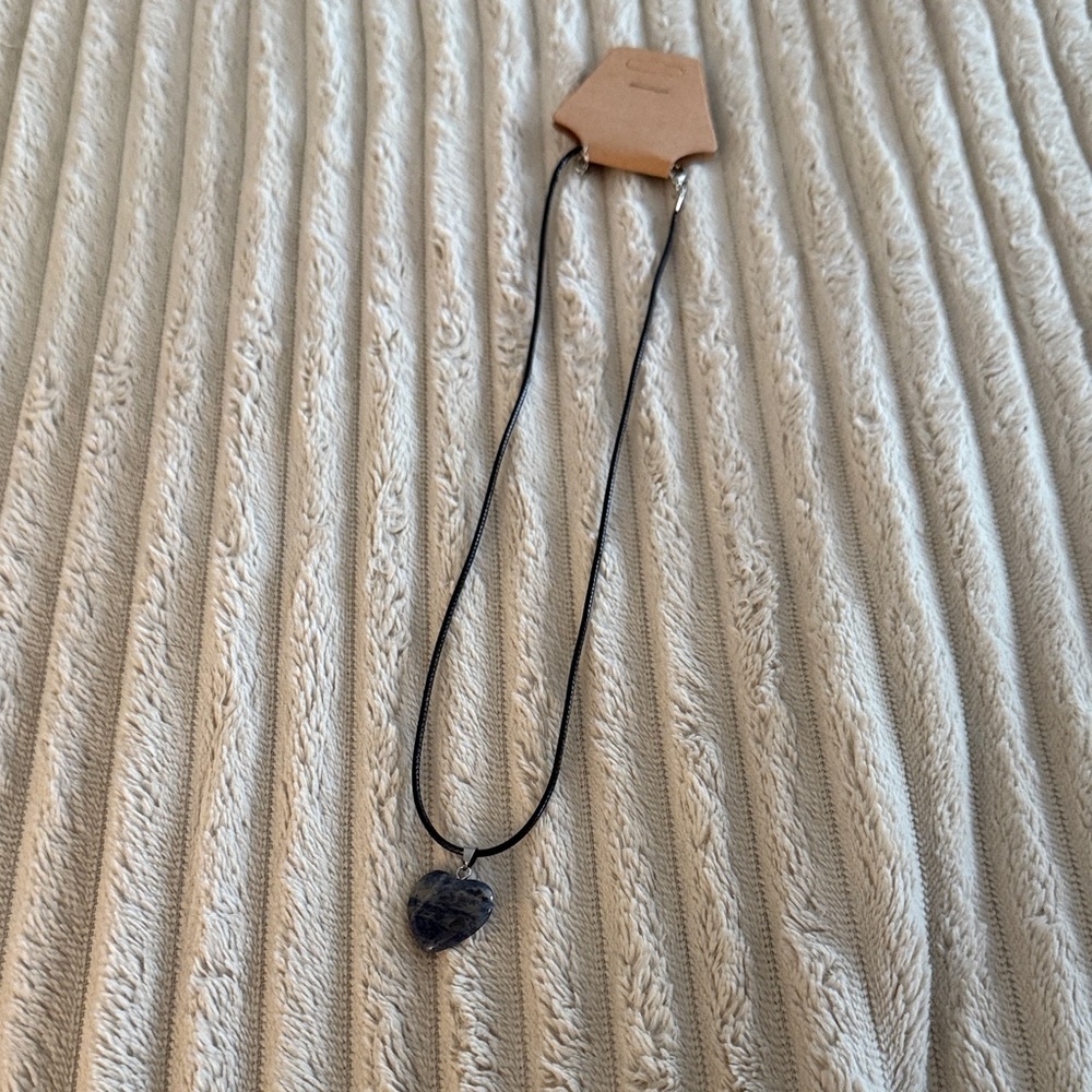 Black Heart Pendant Necklace